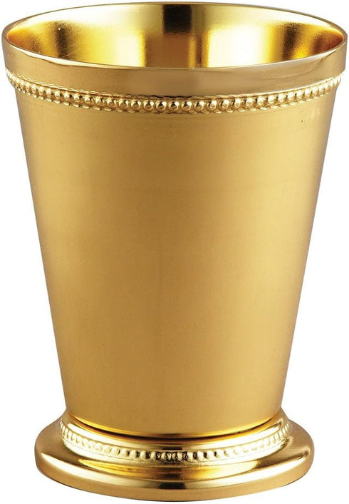 Mint Julep Cup, 12-Ounce, Gold Finish...