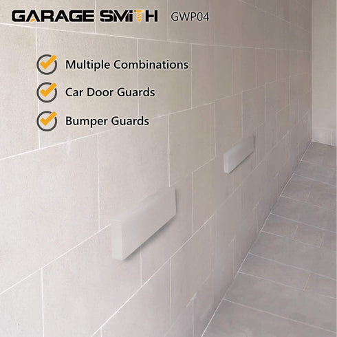 Garage Smith GWP04 Garage Wall Protector Car Door Protectors, Designed in Germany (4-Pack)...