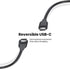 Perixx PERIPRO-403 USB Type-C Male to USB-A Female 1ft. Cable - USB2.0 Spec for Keyboard and Mouse Connection with Smartphone, Laptop, and Tablet ...
