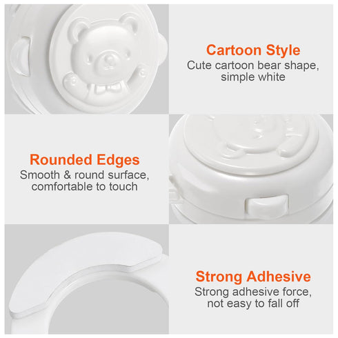 Operitacx 4pcs Protection Cap Child Safety Locks Kids Appliances Stovetop Protector Washing Machine Child Proof Washer Child Safety Lock Stove Kno...
