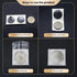 coin flips 2x2 sleeves 1000pcs, No need to use a stapler, for 2x2 coin flips dollar,coin protectors,coin holders collectors,and miniature things S...