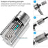 Super Universal Socket Tools Gifts for Men, Grip Socket Set Fits Standard 1/4'' - 3/4'', 7mm-19mm Universal Socket Wrench Tool Sets with Power Dri...