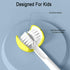 Kids Auto Toothbrush, U31 Sonic Electric Toothbrushes, Food Grade Silicone Soft Bristles, 2 Brush Heads (Pink-Regular)...