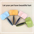 Self cleaning slicker brush for dogs and cats, skin-friendly grooming cat brush, easy-to-clean dog hair brush, depilatory brush, hair brush puppy ...