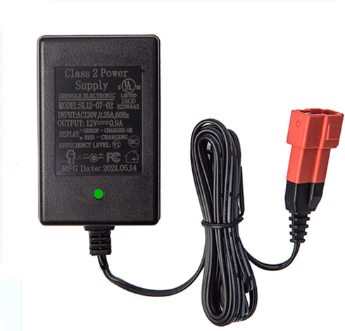 12 Volt Battery Charger for Ride On Toys SL12-07-02 12V Kids Ride On Car Charger,12V Electric Car Riding Toy Battery Power Adapter Square Plug...