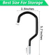 4 Pack Heavy Duty Garage Bike Storage and Utility Hooks-Bike Hooks for Garage Wall and Ceiling-Garage Hooks for Hanging Bicycle,Hose,Cords,and Gar...
