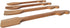 Bamboo Guitar Neck Shaped Kitchen Cooking Utensil Set - Guitar Shaped Musician Gifts - Set of 4: Spoon, Spatulas and Salad Fork...