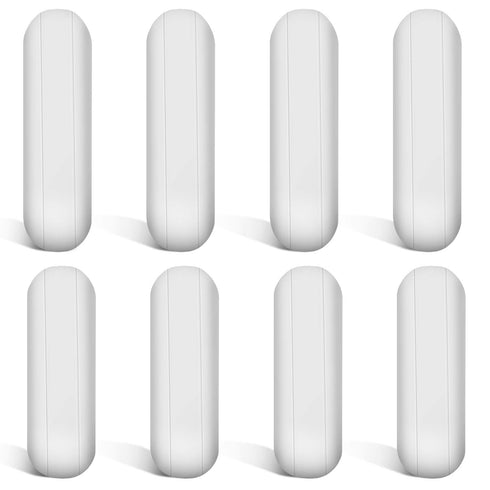 PTFE Magnetic Stirrer Mixer Stir Bar Set, White Color, Laboratory Bar, Stir Plate Bar, Stir Plate Magnet (25 mm/ 1 Inch and 30 mm/ 1.18 Inch, 8)...