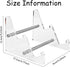 2 Tier Acrylic Keyboard Display Stand, Transparent Clear Keyboard Holder Keyboard Stand for Desktop, Computer Keyboard Stand Acrylic Desk Accessor...