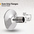 F-25333-25 1 inch IPS Sure Grip Flange Escutcheon Plate for Steel Tubing, Shallow, Chrome (Pack of 25)...