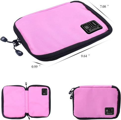 baozai Smart Watch Bands Organizer, Waterproof Portable Electronics Travel Accessories Organizer Bag for Watch Bands, Cable, Charger, Headset, SD ...