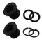 2 Pcs Thread Adapters and Metal Washers, Replacement Kit, 1/2 * 28, 5/8 * 24, black...