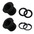 2 Pcs Thread Adapters and Metal Washers, Replacement Kit, 1/2 * 28, 5/8 * 24, black...