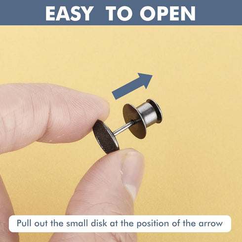 Andibro Pant Waist Tightener, 4 Set Jean Buttons for Loose Jeans, Adjustable Waist Buckle Set Adjustable Waistband Tightener Button for Jeans to M...