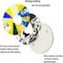 DONGZHOU 80pcs Sew On Rhinestones Round Flat Back Sew On Glass Rhinestone Sewing Crystal Gems Stone Beads for Costume, Clothes, Garments, Dress, J...