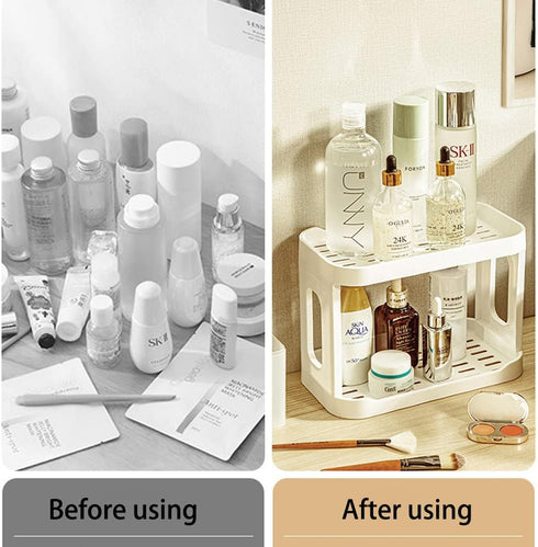 kaileyouxiangongsi 2-Tier Desk Organizers & Dispensers?Mail Holder for Office Desk Organization?Kitchen Spice Rack or Bathroom Countertop Organize...