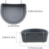 4 Pack Rabbit Feeder with Hook,Rabbit Food Bowl,Guinea Pig Plastic Food Basin Dish, Bunny Water Bowl, Chinchilla Hanging Portable Feeding Bowl?Gre...