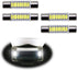iJDMTOY 4pcs Extremely Bright 9-SMD 29mm 6614 Replacement Bulbs Compatible With Car SUV Truck Sunvisor Flips Vanity Mirror Lights, Xenon White...