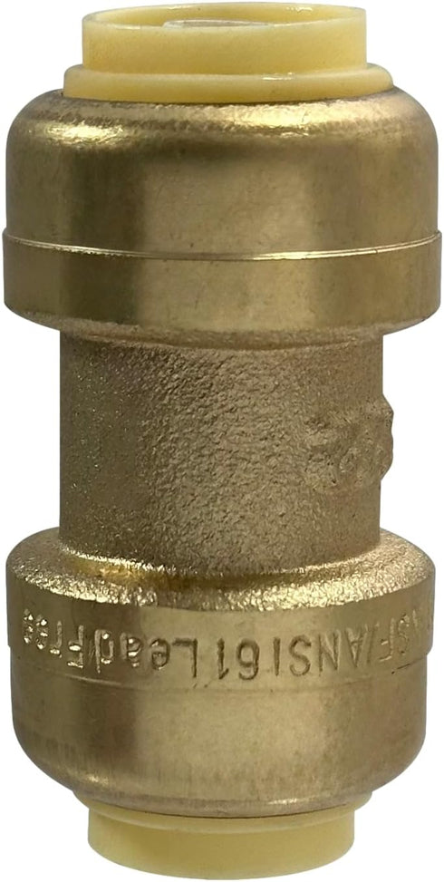 5 Pcs XFITTING Push Fit 3/8 Inch x 3/8 Inch, 3/8" Push Fit Coupling, 27-6-6=5XX...