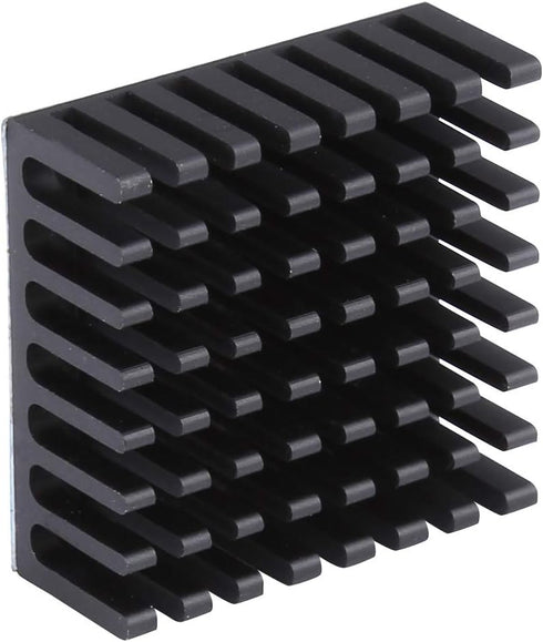 6pcs Small Heatsink 25x25x10mm / 0.98x0.98x0.39inch Aluminum Heat Sink Cooler Radiator with Thermal Conductive Double Sided Tape Cooling for ASUS ...