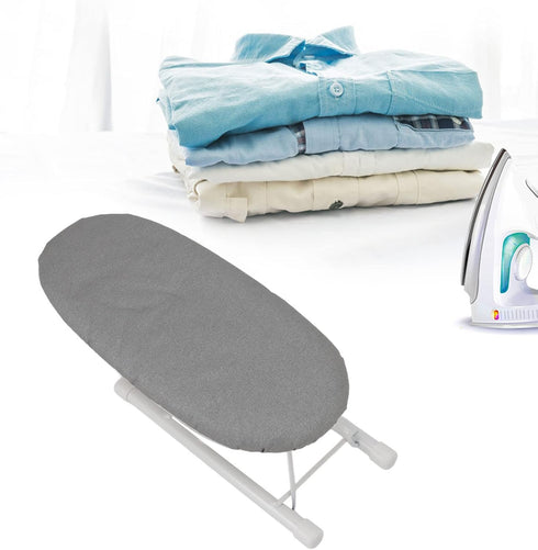 Small Ironing Board, Heat Resistant Mini Iron Board Portable Foldable Tabletop Ironing Board for Home Dorm Sewing Craft (Grey)...