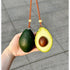 Unique Car Pendant for Rear View Mirror - Handcrafted Avocado Design, Car Pendant Hanging Keychain Pendant Gift, 1...