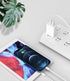 PD QC3.0 Fast Wall Charger USB C/A Power Adapter Type Compatible with iPhone 12/mini/Pro/Max/11/SE/Xs/XR/X/8 for Pro Air 2020 Duo Dual Port Chargi...