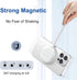 15W Magnetic Wireless Charger with Kickstand for iPhone 15/14/13/12 Series, Airpods 3, Magsafe Wireless Fast Charging Pad for Samsung Galaxy S24 S...