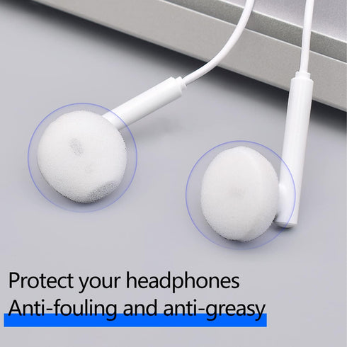 EKIND 24 PCS Sponge Soft Earbuds Cover Pads Replacement for Earphone MP3 MP4 Stereo Headsets Protective Accessories Cap (Black)...