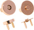Mini Skater 14mm Small Rose Gold Magnetic Button Clasps Snaps Closures Fastener for Sewing Projects DIY Small Craft Clothing Totes Handbag Leather...