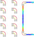 PAUTIX 12mm Connectors 10pcs L-Shaped/Corner Connectors,Solderless Terminal Extension Connection for 3-Pin RGB Smart IC COB LED Strip Lights,NOT f...