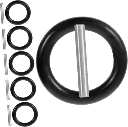 6 Sets Pin and Ring Lock Ring Wrench Ring Drive Socket Retainer Ring Socket Retainer with O-ring Ring Clips Retaining Rings Drive Retainer Pin Ele...
