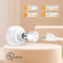 2 Pack Light Socket Outlet Adapter - E26 Light Socket to 3 Prong Plug Adapter 150? Heat-Resistant E26 Light Socket Outlet Light Bulb Adapter Socke...