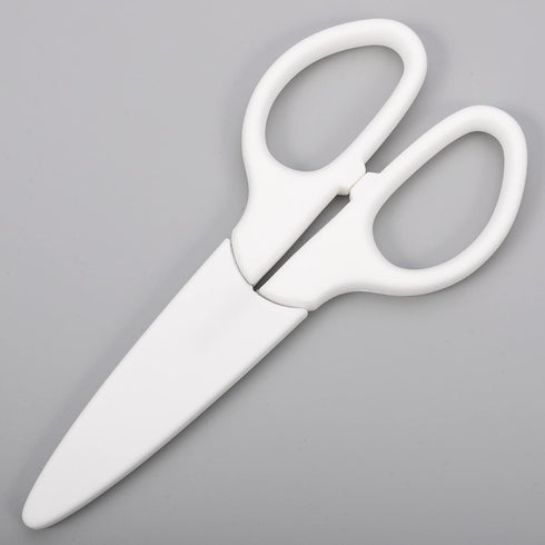 6in Multipurpose Scissors, Comfort Grip, Stainless Steel Sharp Basic Shears for Office Home Household Kitchen School Craft Supplies w/Protective C...