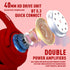 Bluetooth Headphones Over Ear 68H Playtime 6 EQ Wireless Headset with Microphone HiFi Stereo Foldable Lightweight Deep Bass for Travel Home Office...