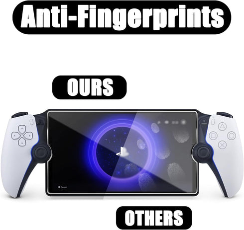 TQLGY 2 Pack Screen Protector for PlayStation Portal Remote Player 8 inch, Tempered Glass Screen Protector for PlayStation 5 PS Portal Handheld, U...