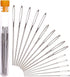 H&S Sewing Needles Set for Beginners and Professionals - 15 Stainless Steel Tapestry Needles for Wool with Big Eye - Large Yarn Darning Needle Set...