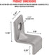 Performore 40 Pack Z Table Top Fasteners with Screws, Heavy Duty Z Table Top Fasteners Solid Steel with Black Screws...