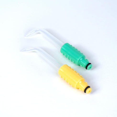| Yellow & Green Replacement Tips | Water Flosser Irrigator Tips | Compatible with All Oral Breeze Products...