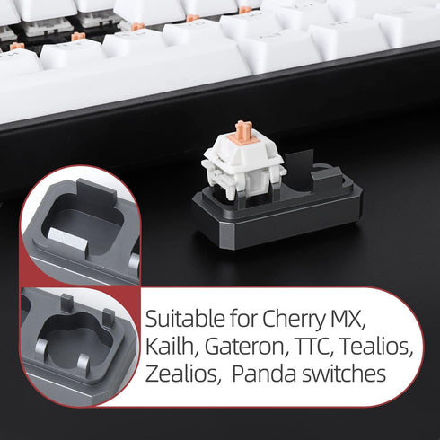 YIMAGUJRX RUNJRX Keyboard Switch Lube Kit with Switch Opener,Switch Puller,Keycap Puller,Lube Brush,Tweezer,Keyboard Switch Lube Tools,Lube for ke...