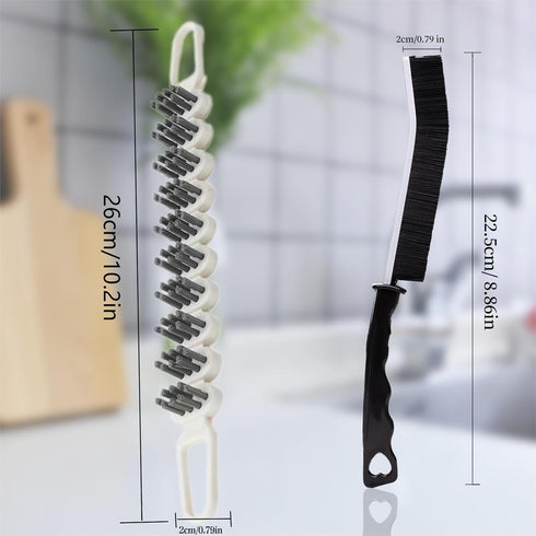 Crevice Cleaning Brush Hard Bristle Grout Cleaner Brush Scrub Brush Toilet Brush Cleaning Tools Cleaning Supplies for Household Use Bathroom Kitch...