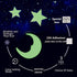 Glow in The Dark Stars - Glow Stars Stickers for Ceiling,Self Adhesive 3D Glowing Stars and Moon for Starry Sky,Wall Decals for Kids Rooms,Wall St...