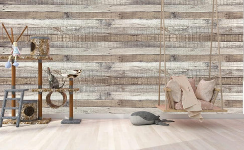 Vintage Wood Wallpaper Rustic Wood Wallpaper Stick and Peel Self Adhesive Removable Distressed Wood Look Wallpaper Vinyl Shelf Home Wood Panel Wal...