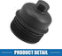 Engine Oil Filter Housing Cover Cap 26351-3C250 for Kia Sedona Borrego 3.8L 2009-2010 Plastic Black...