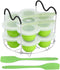 ROTTAY Silicone Egg Bites Molds and Steamer Rack Trivet with Heat Resistant Handles Fit Instant Pot Accessories, 7pcs set for 6qt & 8qt Electric P...
