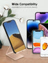 Phone Stand, Aluminum Phone Holder for iPhone 16 15 14 13 12 11 X 8 7 6 Plus 5, Tablet, Samsung, Huawei, Suitable for All Smartphones, Adding a To...