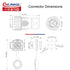CNLINKO DH Series M20 Waterproof Connector 2/3/4/5/7/9/12 Pin Bayonet Connecting Type Metal Shell Soldering Cable Landscape Light Female Plug Male...