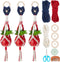 DIY Plant Hanger Kit 3set Macrame Kits for Adults Beginners Indoor Outdoor Hanging Plant Handmade Small Plants Pots Boho Home Decor with Instructi...