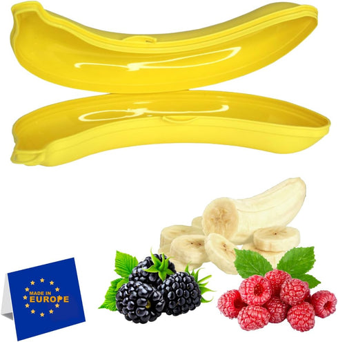 SUMELA Banana Keeper Guard, Reusable Outdoor Travel Case, Banana Protector, Kitchen Gadgets… BPA-FREE Storage Pod, Storage Box for Picnic Camping,...