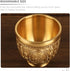 Feng Shui Treasure Bowl: Chinese Fortune Money Bowl Brass Cornucopia Bowl Feng Shui Treasure Basin Wealth Bowl Golden Offering Bowl Table Centerpi...